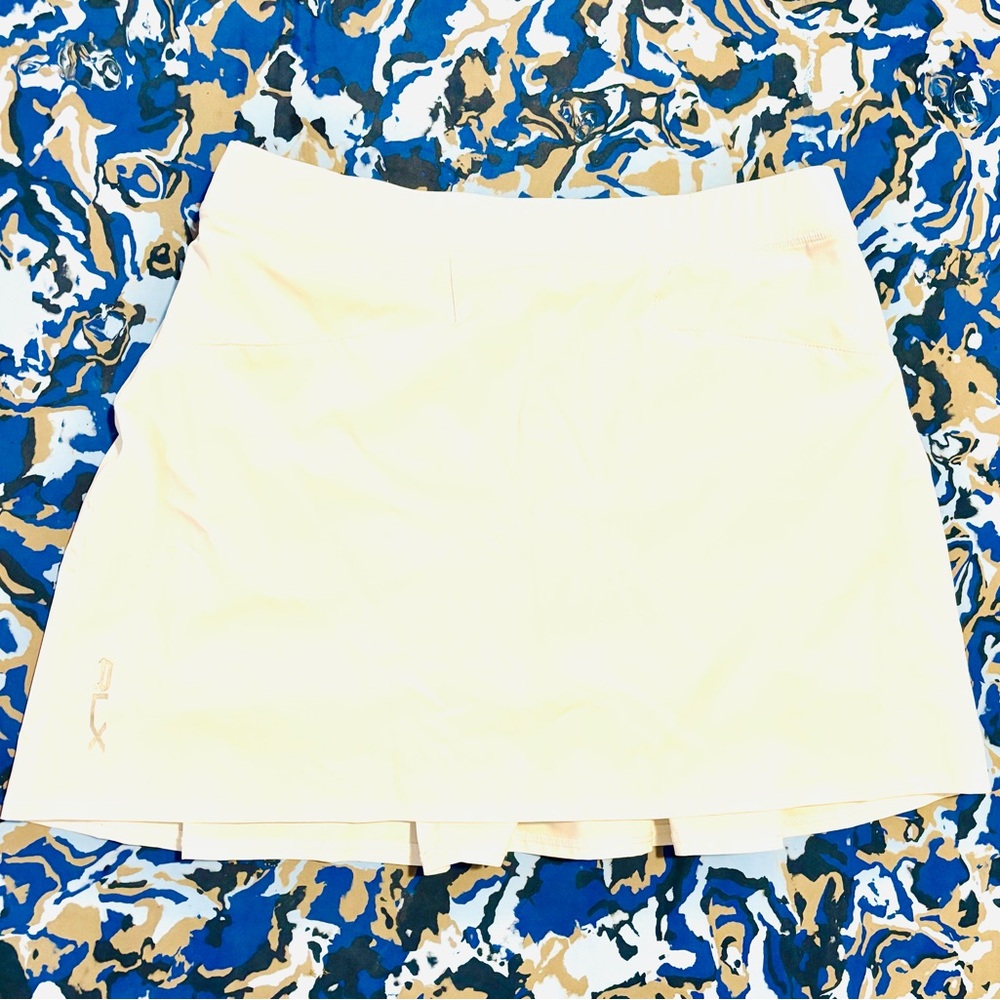 Ralph Lauren RLX White A-Line Mini Skirt Resort Wear